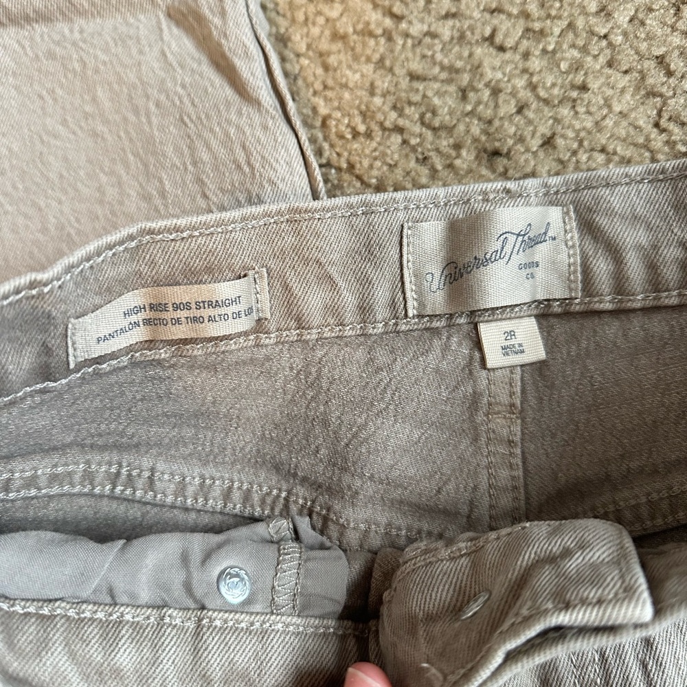 Universal Thread Women's Beige Jeans - image 2